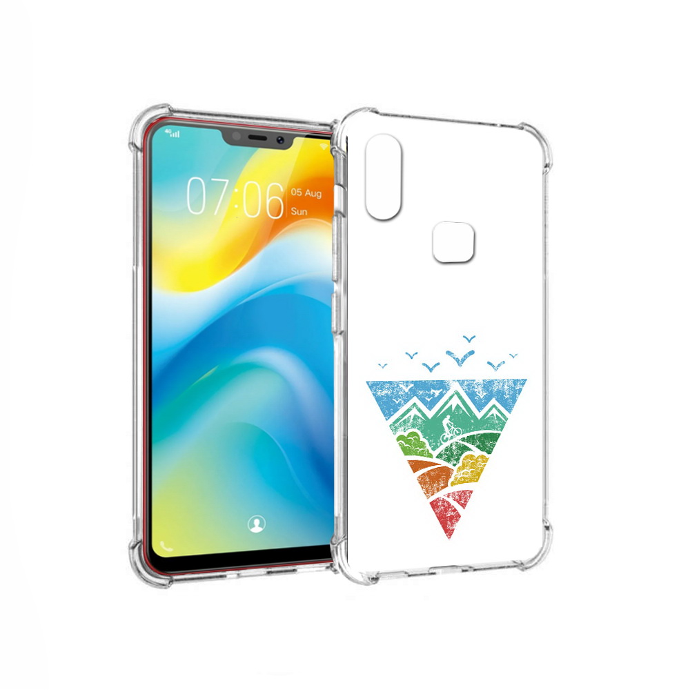 

Чехол MyPads Tocco для Vivo Y85 Лес земля море чайки (PT108269.426.105), Прозрачный, Tocco