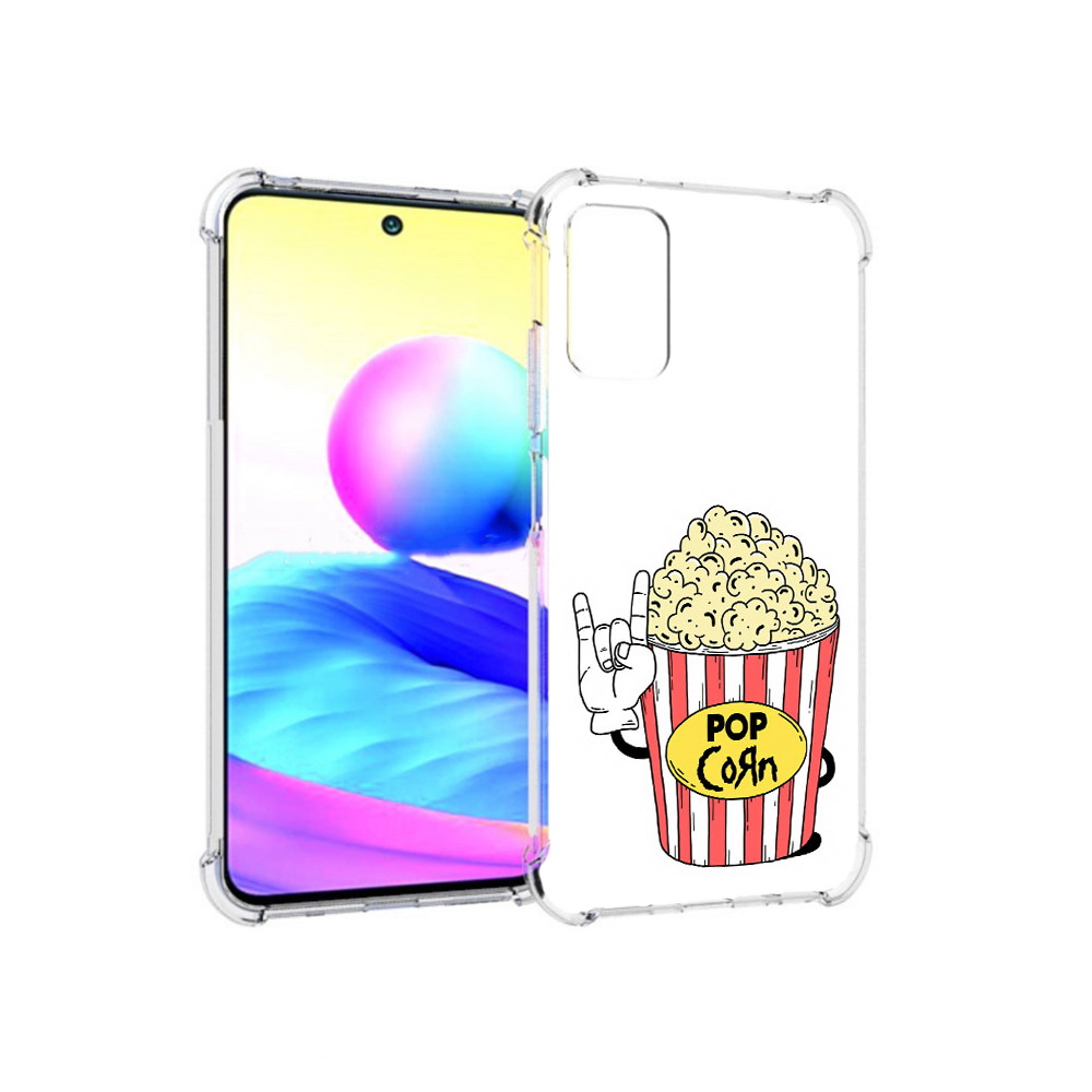 Чехол MyPads Tocco для Xiaomi Redmi Note 10 5G крутой попкорн (PT162080.297.427)