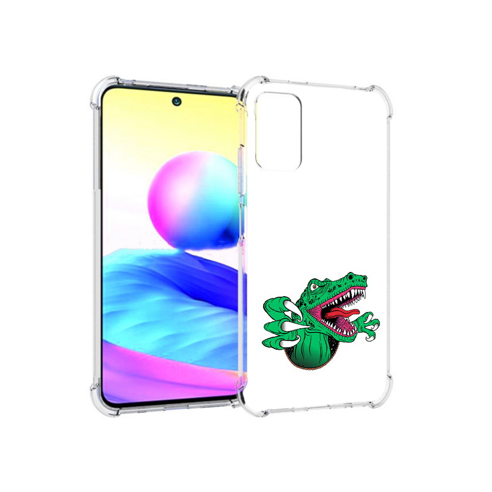 

Чехол MyPads Tocco для Xiaomi Redmi Note 10 5G крокодил (PT162080.297.417), Прозрачный, Tocco