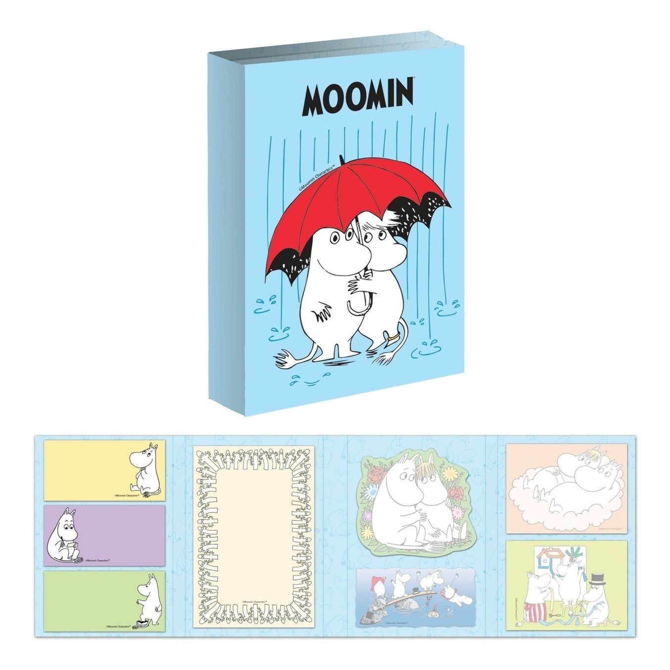 Набор стикеров Moomin для записей 8 дизайнов 20 листов