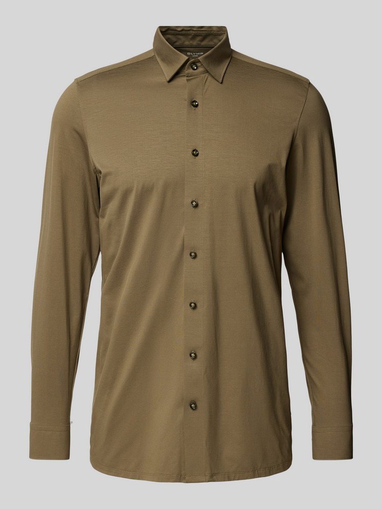 Рубашка мужская Olymp 120264 коричневая 42 EU 15180₽