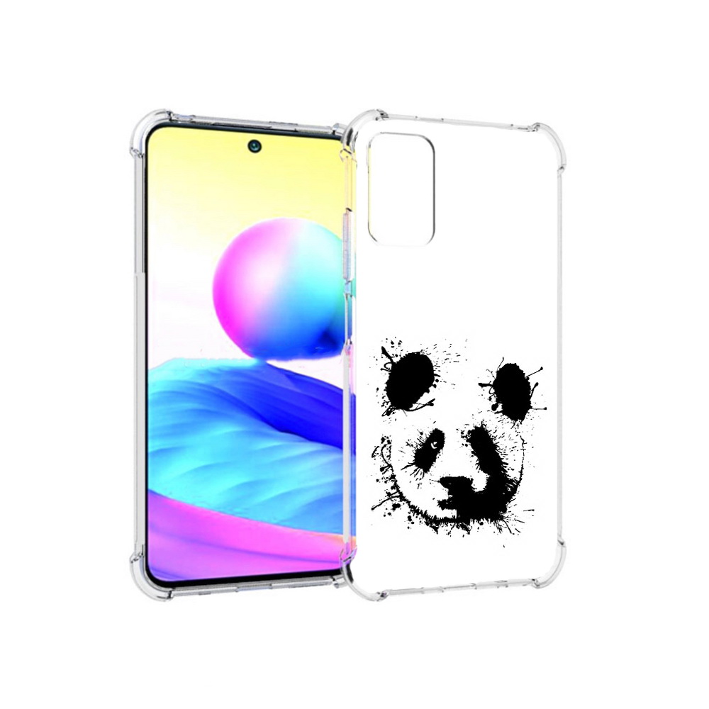 Чехол MyPads Tocco для Xiaomi Redmi Note 10 5G клякса-панда (PT162080.297.389)