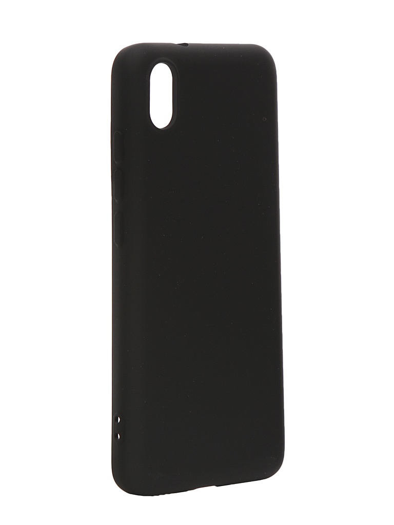 фото Чехол с микрофиброй df для xiaomi redmi 7a silicone black xioriginal-01 df-group