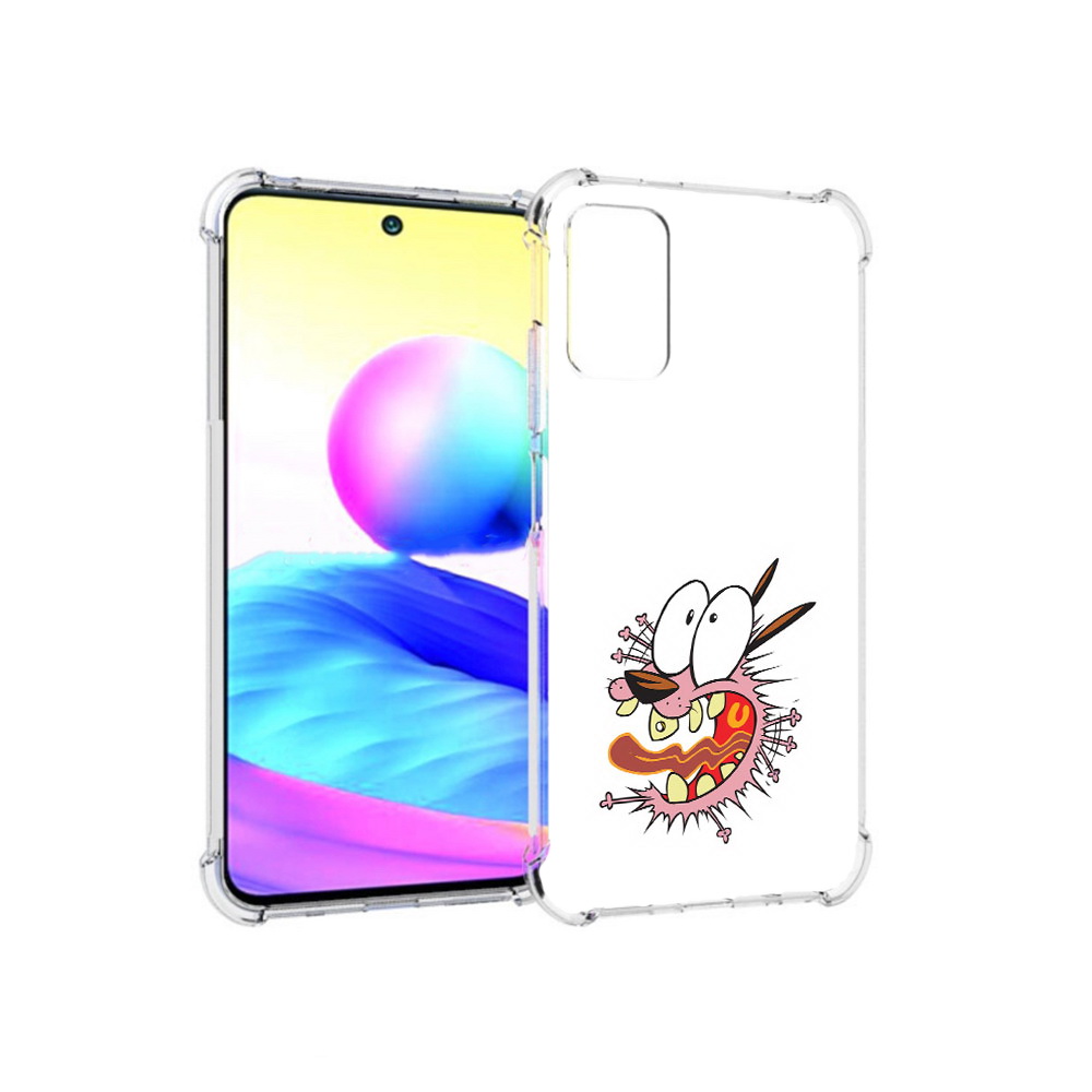 Чехол MyPads Tocco для Xiaomi Redmi Note 10 5G испуганный бобик (PT162080.297.381)