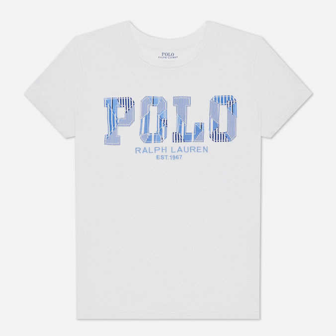 

Футболка женская Polo Ralph Lauren 211-843237 белая L, 211-843237