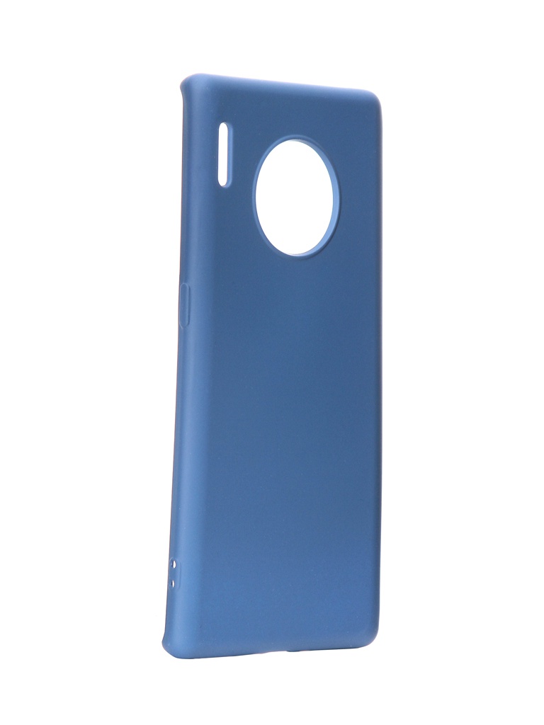 фото Чехол df для huawei mate 30 pro silicone blue hworiginal-06 df-group