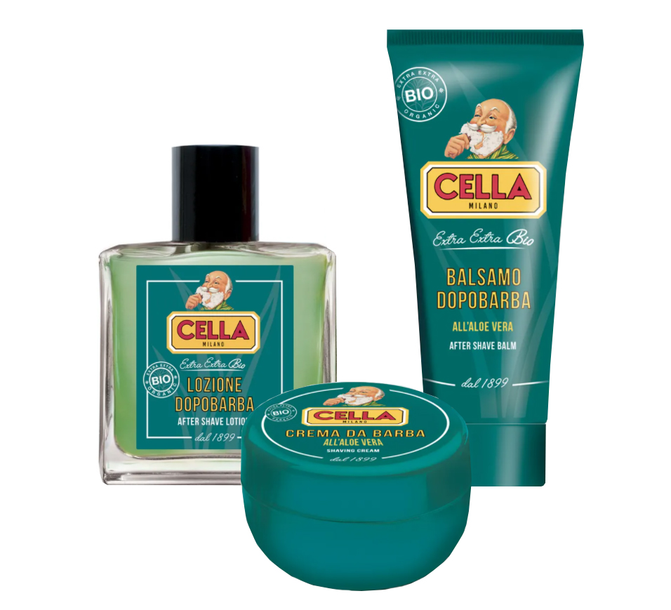 

Подарочный набор для бритья Cella Trio Organic