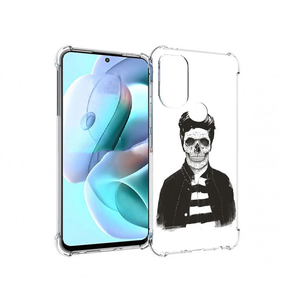 

Чехол MyPads Tocco для Motorola Moto G71 скелет (PT227080.353.604), Прозрачный, Tocco