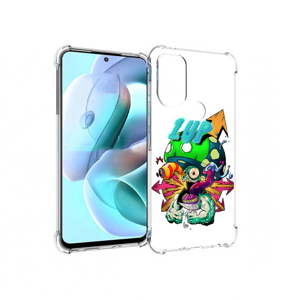 

Чехол MyPads Tocco для Motorola Moto G71 сильный гриб абстракция (PT227080.353.599), Прозрачный, Tocco