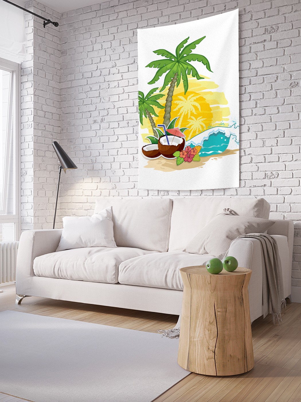 

Вертикальное фотопанно на стену JoyArty Ананасовый коктейль 150x200 см, Ананасовый коктейль