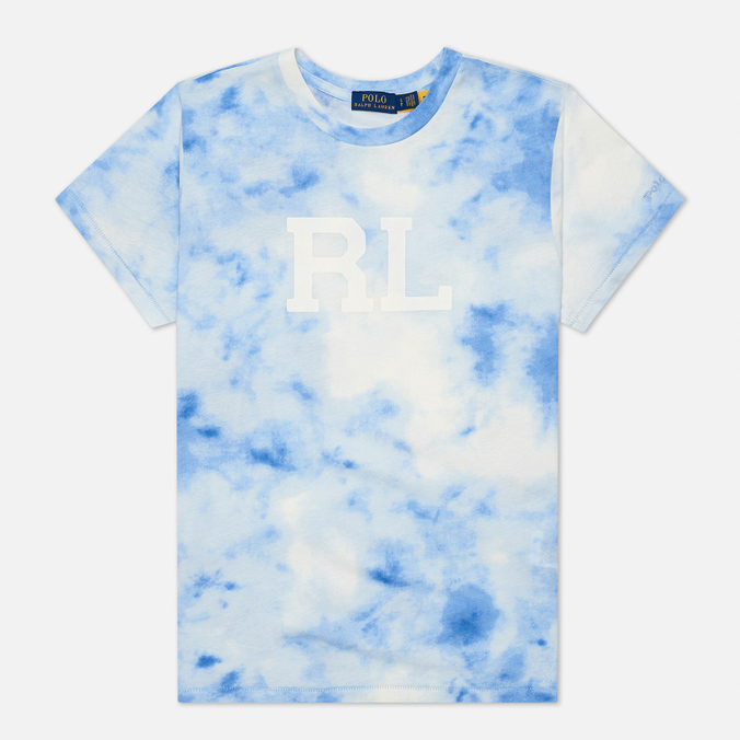 

Футболка женская Polo Ralph Lauren 211-843236 голубая XS, 211-843236