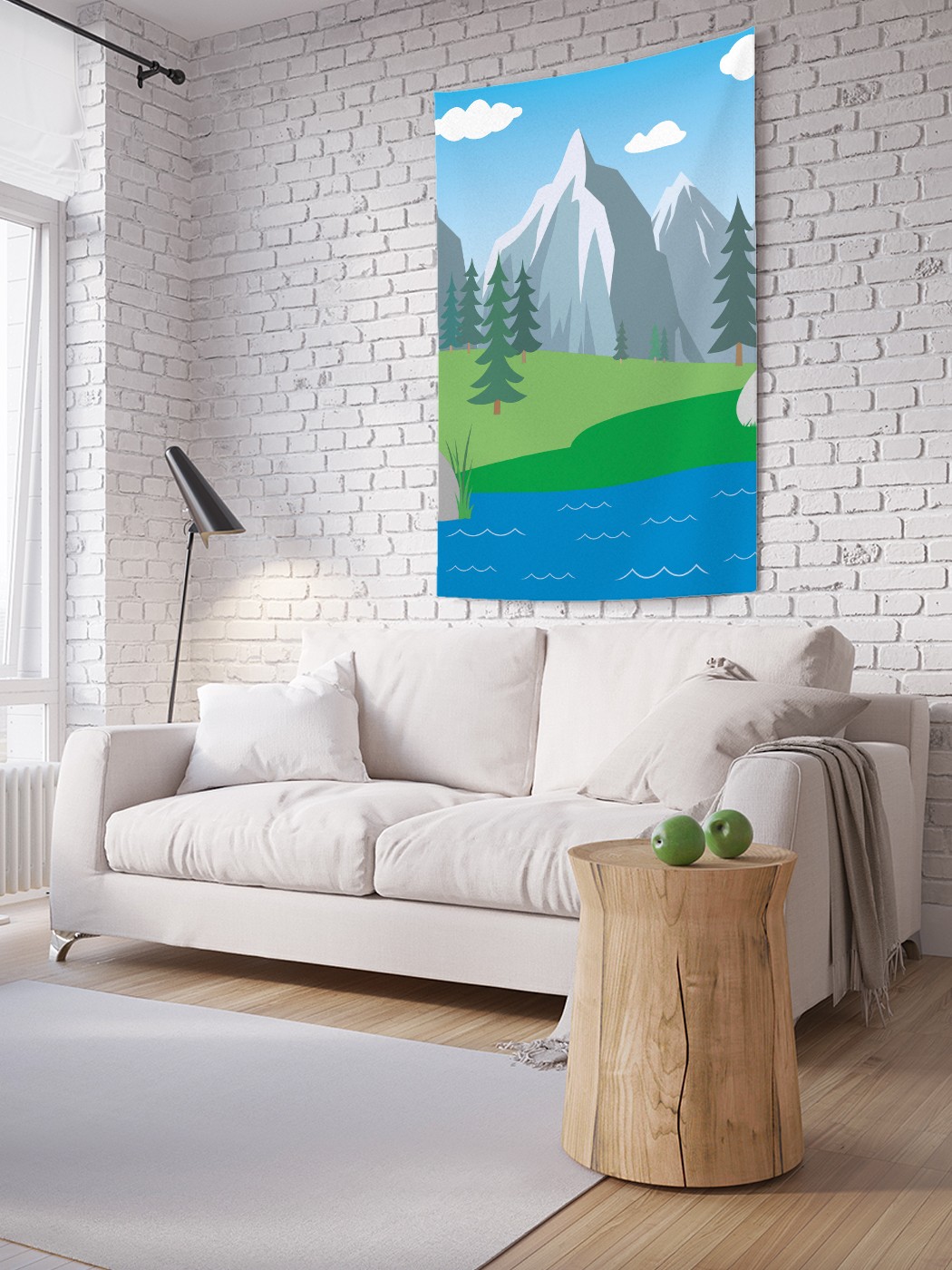 

Вертикальное фотопанно на стену JoyArty Снежные вершины 150x200 см, Снежные вершины