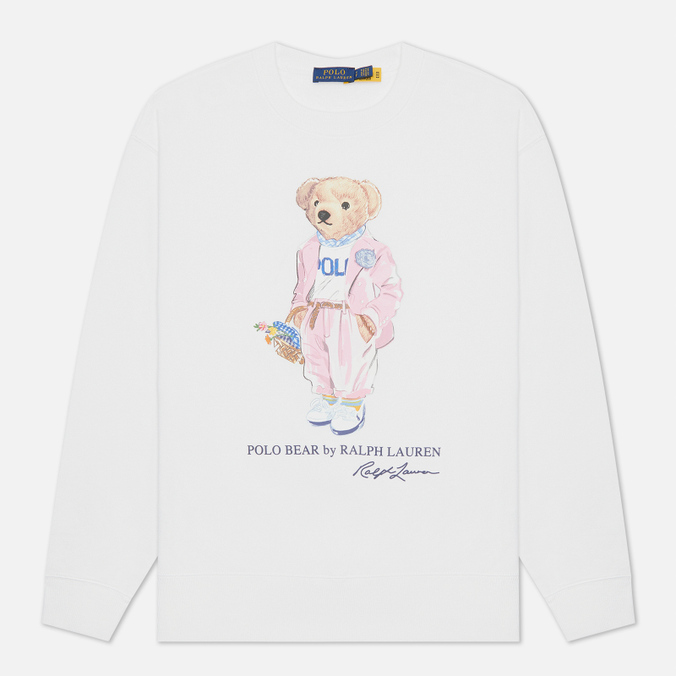 

Свитшот женский Polo Ralph Lauren 211-838099 белый S, 211-838099