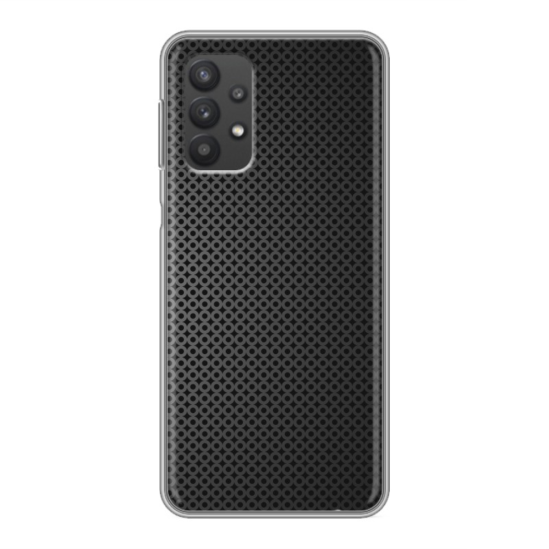 

Дизайнерский силиконовый чехол для Samsung Galaxy A32 Металл