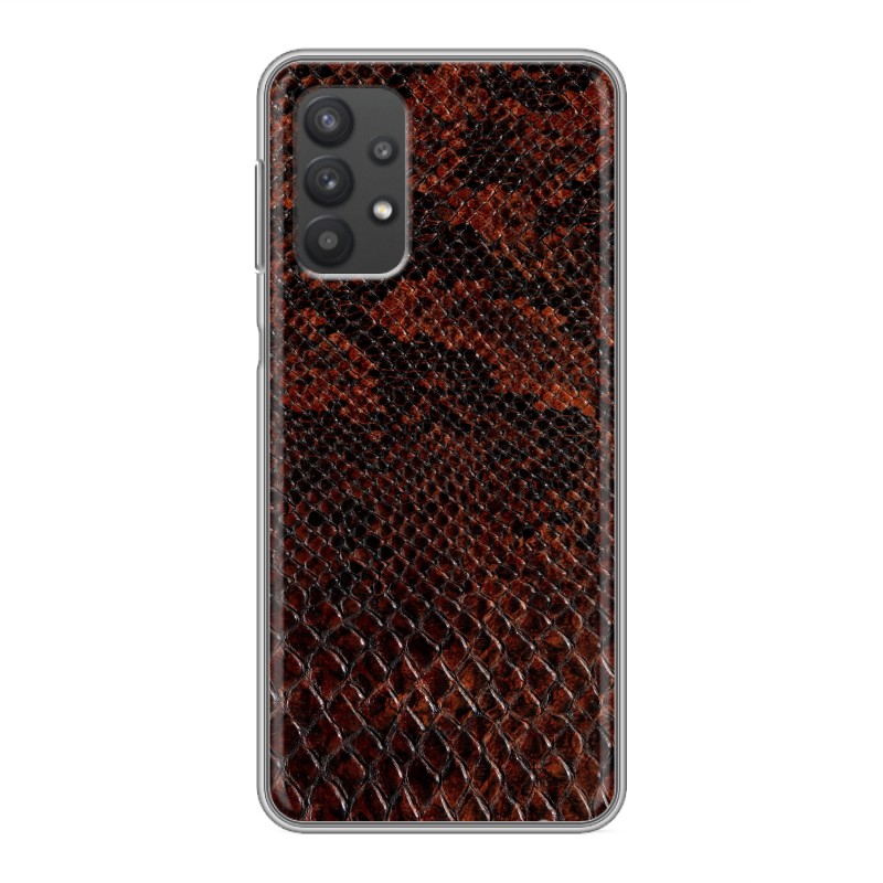 

Дизайнерский силиконовый чехол для Samsung Galaxy A32 Змеиная кожа