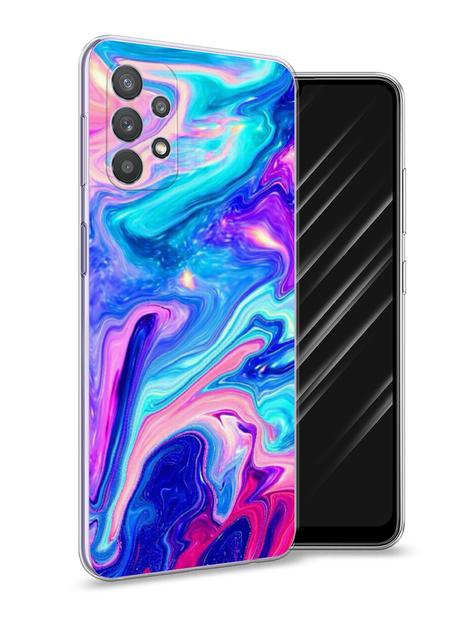 

Чехол Awog на Samsung Galaxy A32 / Самсунг A32 "Потеки краски", Разноцветный, 2102050-10