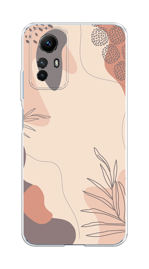 

Чехол на Xiaomi Redmi Note 12S "Нюдовые тона", Коричневый;серый, 318950-4