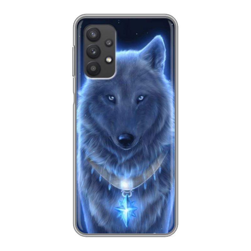 фото Дизайнерский силиконовый чехол для samsung galaxy a32 волки 100gadgets