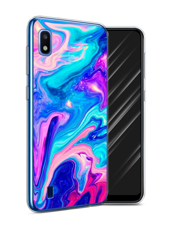 

Чехол Awog на Samsung Galaxy A10 "Потеки краски", Разноцветный, 27950-10