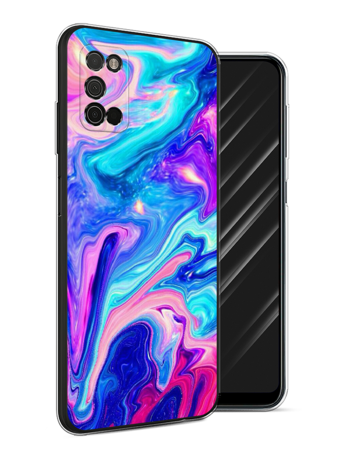 

Чехол Awog на Samsung Galaxy A03S / Самсунг A03S "Потеки краски", Разноцветный, 2103250-10