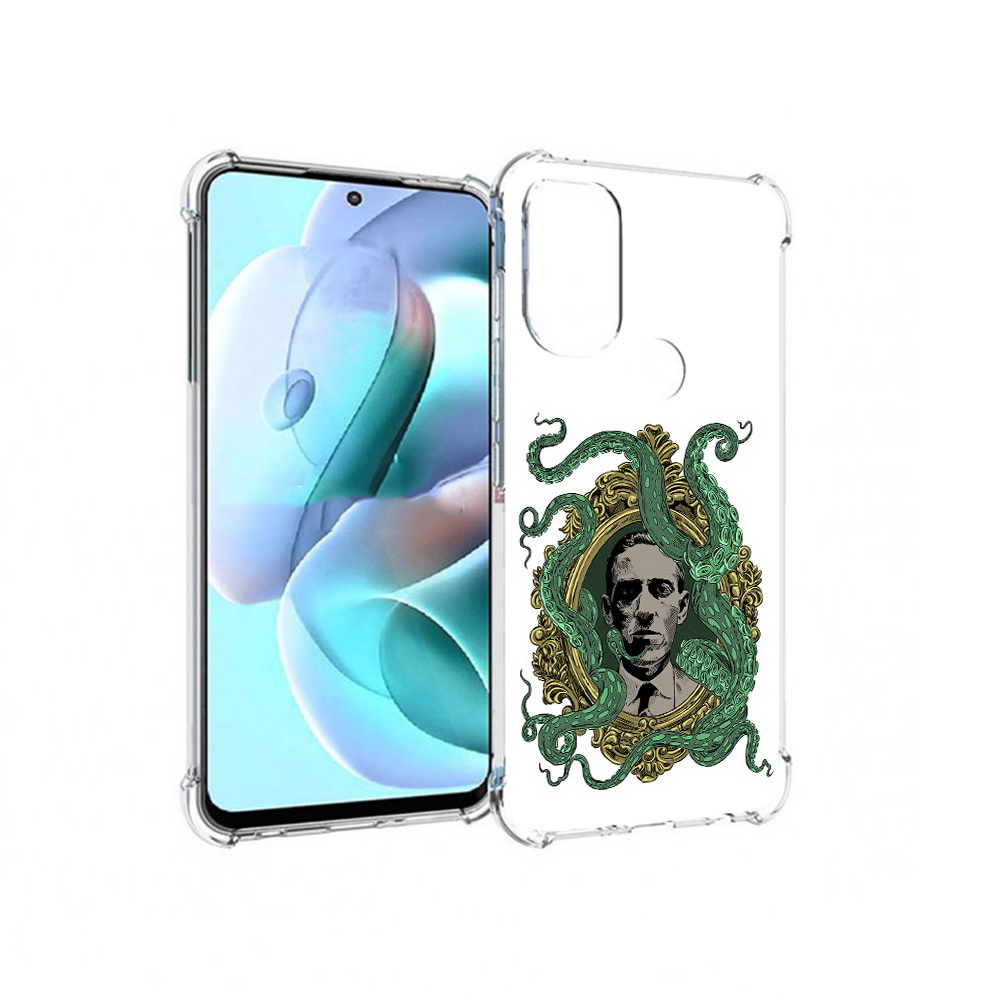 

Чехол MyPads Tocco для Motorola Moto G71 портрет с кракеном (PT227080.353.552), Прозрачный, Tocco