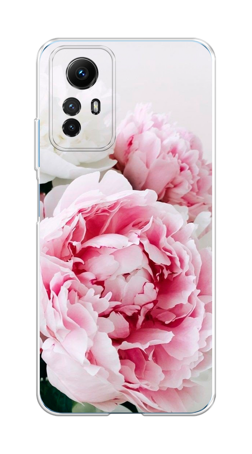 

Чехол на Xiaomi Redmi Note 12S "Розовые и белые пионы", Розовый;белый, 318950-2