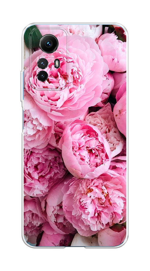 

Чехол на Xiaomi Redmi Note 12S "Розовые пионы", Бежевый;розовый, 318950-2