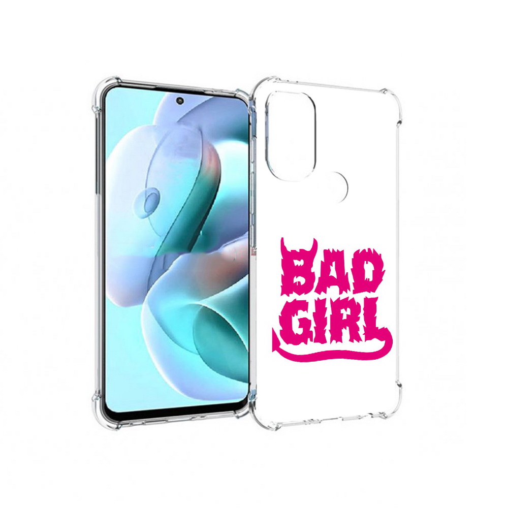 

Чехол MyPads Tocco для Motorola Moto G71 плохая девочка (PT227080.353.545), Прозрачный, Tocco