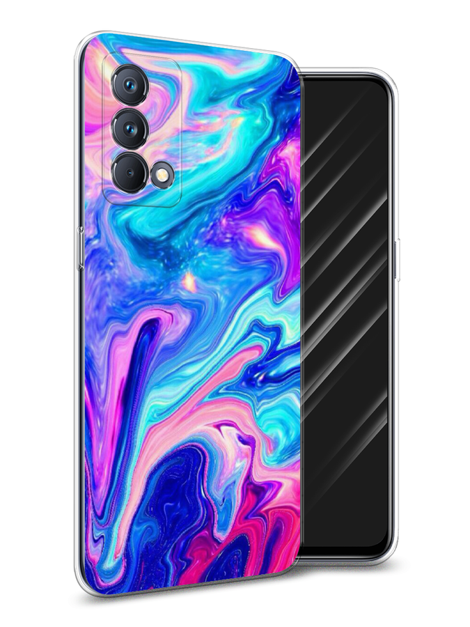 

Чехол Awog на Realme GT Master Edition "Потеки краски", Разноцветный, 2510450-10