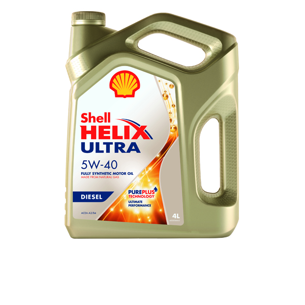 фото Масло дизельное helix diesel ultra 5w40 синт.4л shell