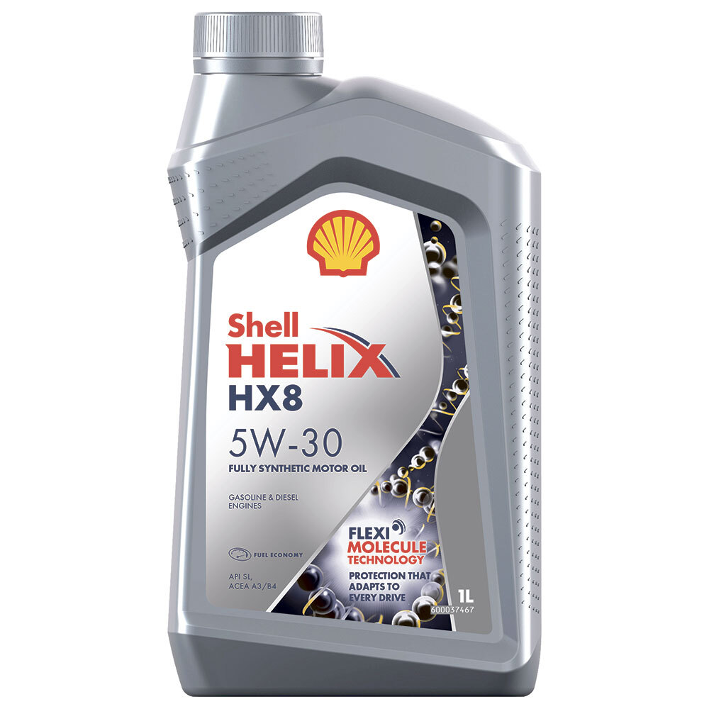 Моторное масло Shell синтетическое Helix HX8 Synthetic A3/B3 5W30 1л