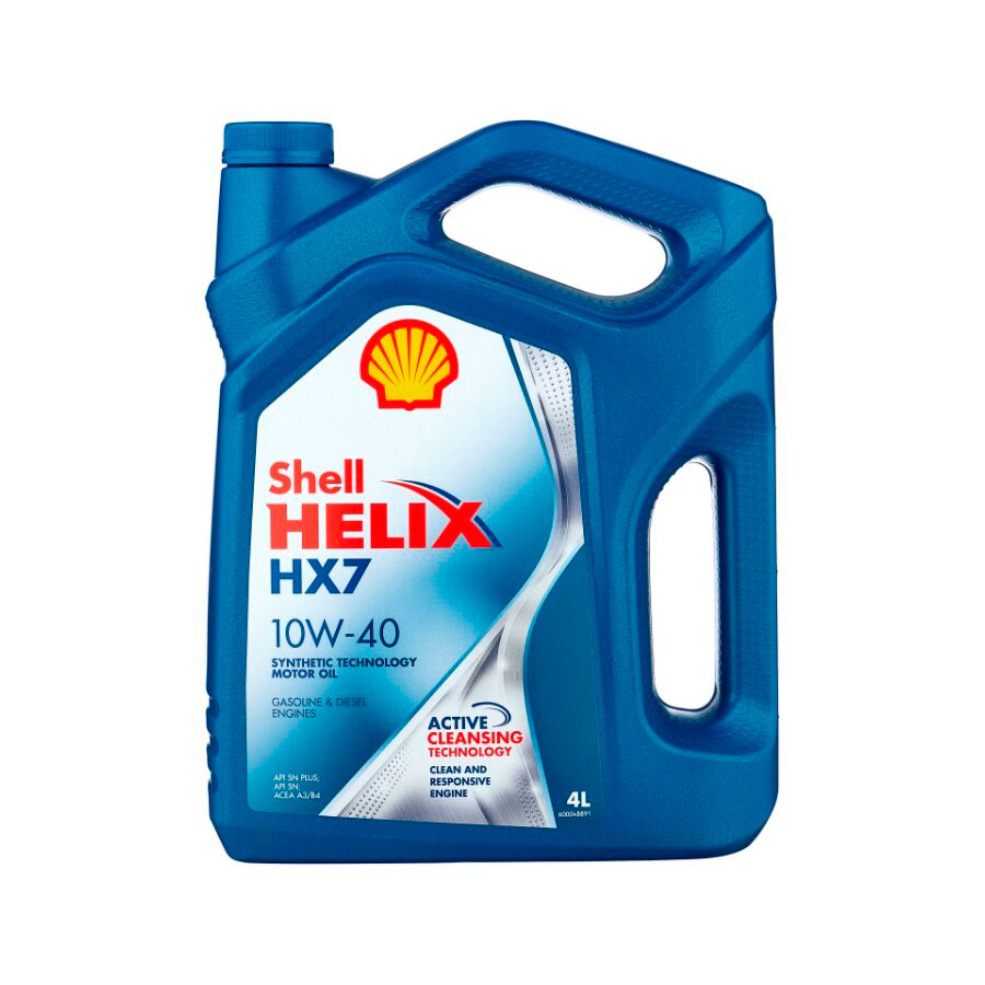 

Моторное масло Shell полусинтетическое Helix HX7 10W40 4л