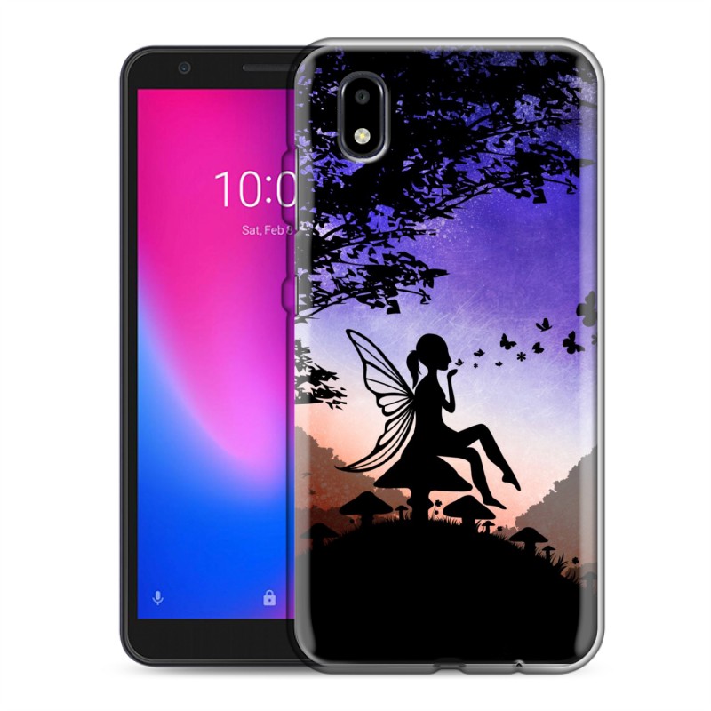 

Дизайнерский силиконовый чехол для ZTE Blade A3 (2020) Фантастические силуэты