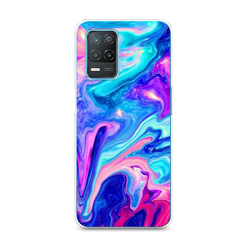 

Чехол Awog на Realme 8 5G/Narzo 30 5G "Потеки краски", Разноцветный, 257050-10