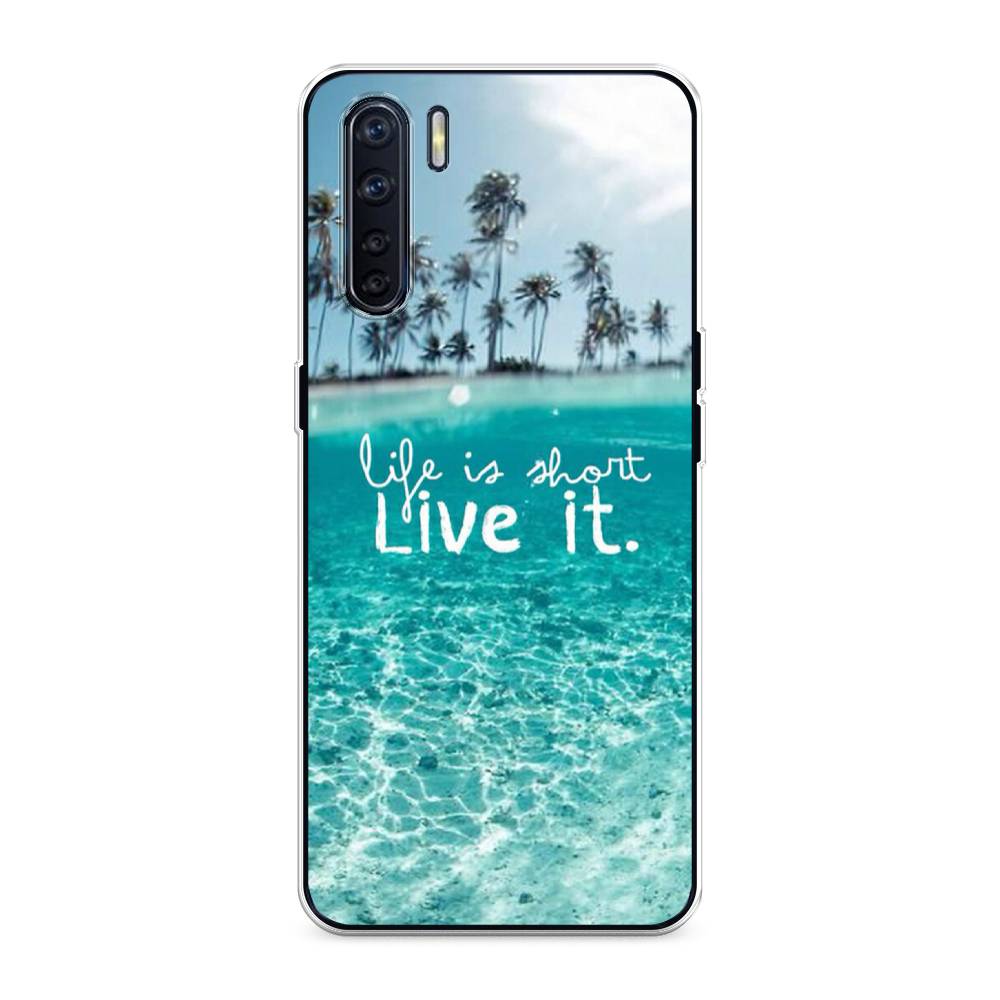 

Чехол Awog на Oppo A91/Reno 3 "Live it", Разноцветный, 254250-7