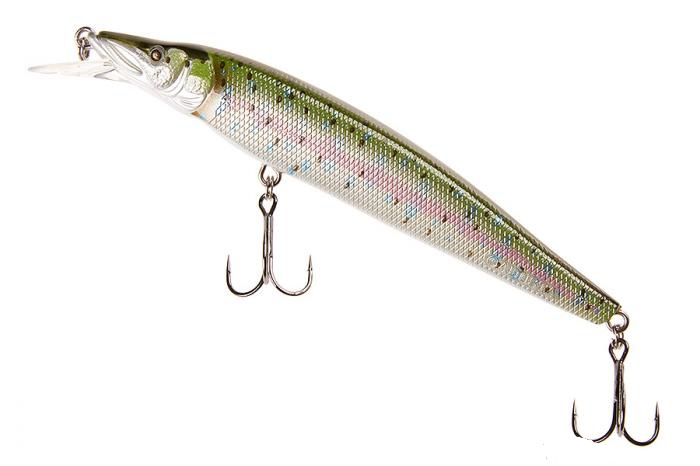 Воблер Adusta Jerk Spiker 130SP 19гр #022 Parmark Trout