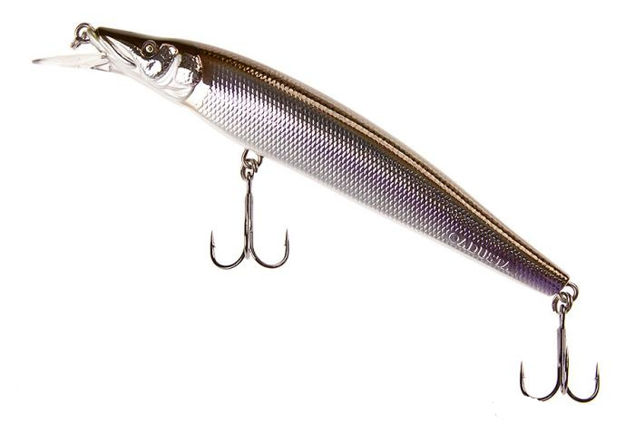 

Воблер Adusta Jerk Spiker 130SP 19гр #010 Wakasagi, Серебристый;черный, Jerk Spiker
