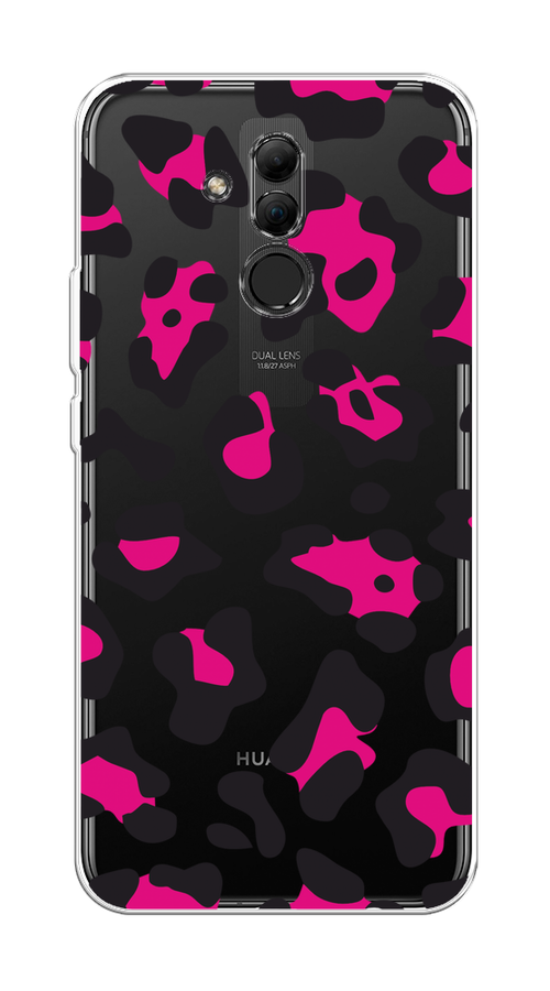 

Чехол на Huawei Mate 20 Lite "Pink cow spots", Черный;розовый, 66650-1