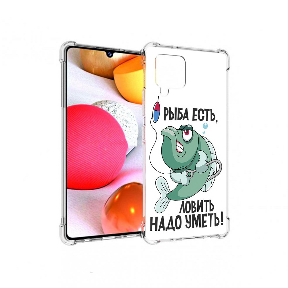 

Чехол MyPads Tocco для Samsung Galaxy A42 Рыба есть ,ловить надо уметь (PT226910.539.148), Прозрачный, Tocco