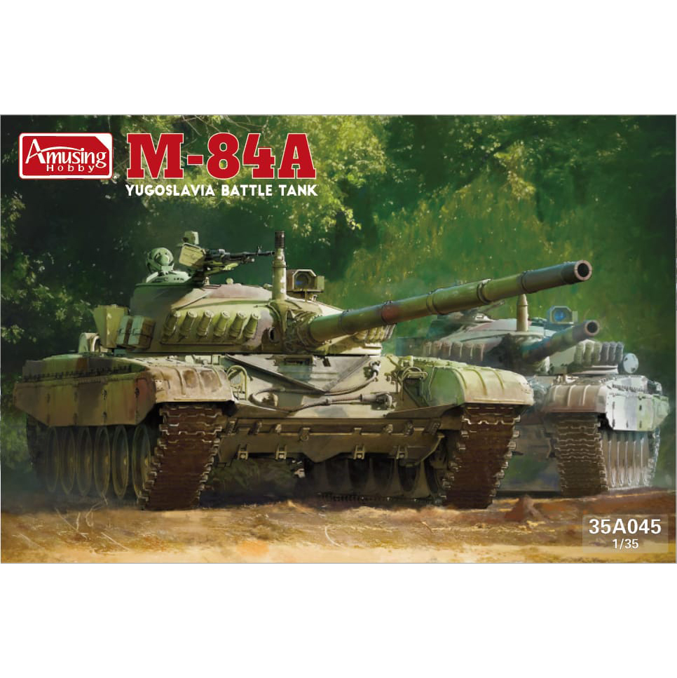 фото Сборная модель amusing hobby 1/35 основной боевой танк югославии m-84a 35a045