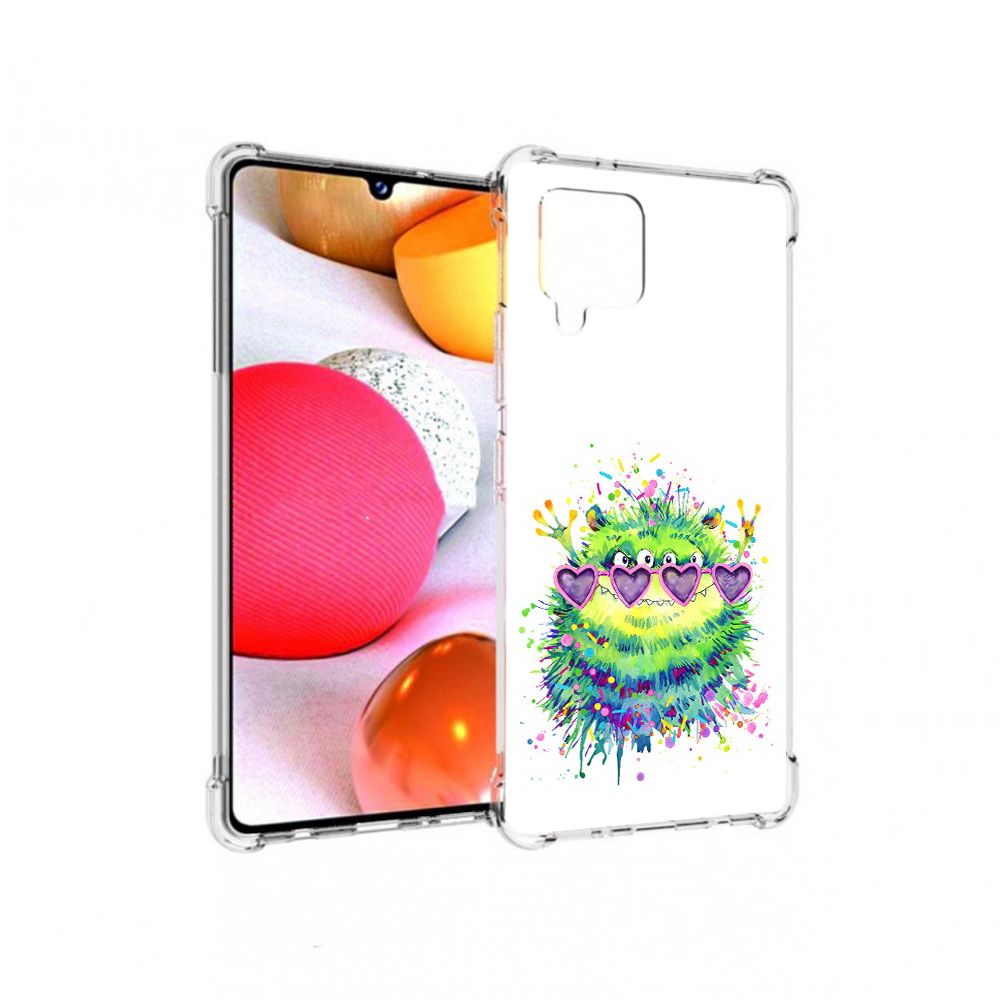 

Чехол MyPads Tocco для Samsung Galaxy A42 Пушистый персонаж (PT226910.539.142), Прозрачный, Tocco