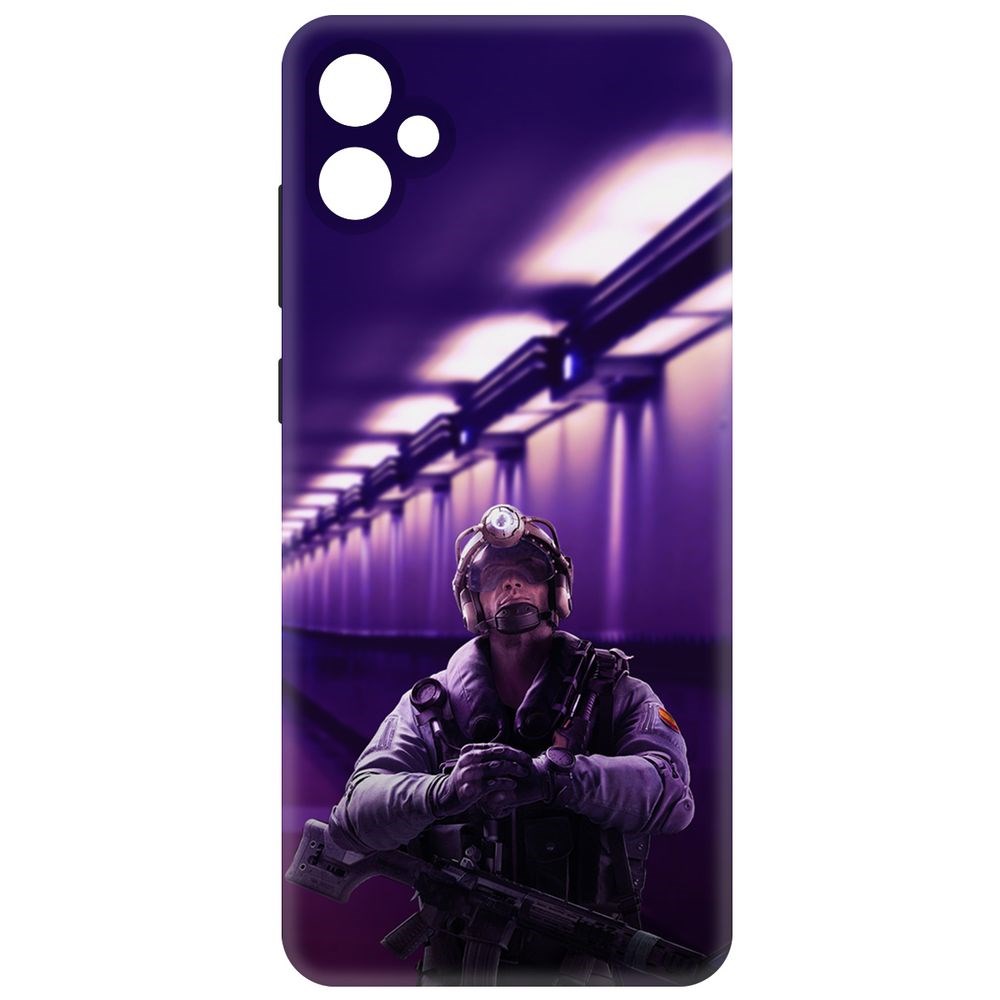 

Чехол-накладка Soft Case Cтандофф 2 (Standoff 2) - Неон для Samsung Galaxy A05 черный