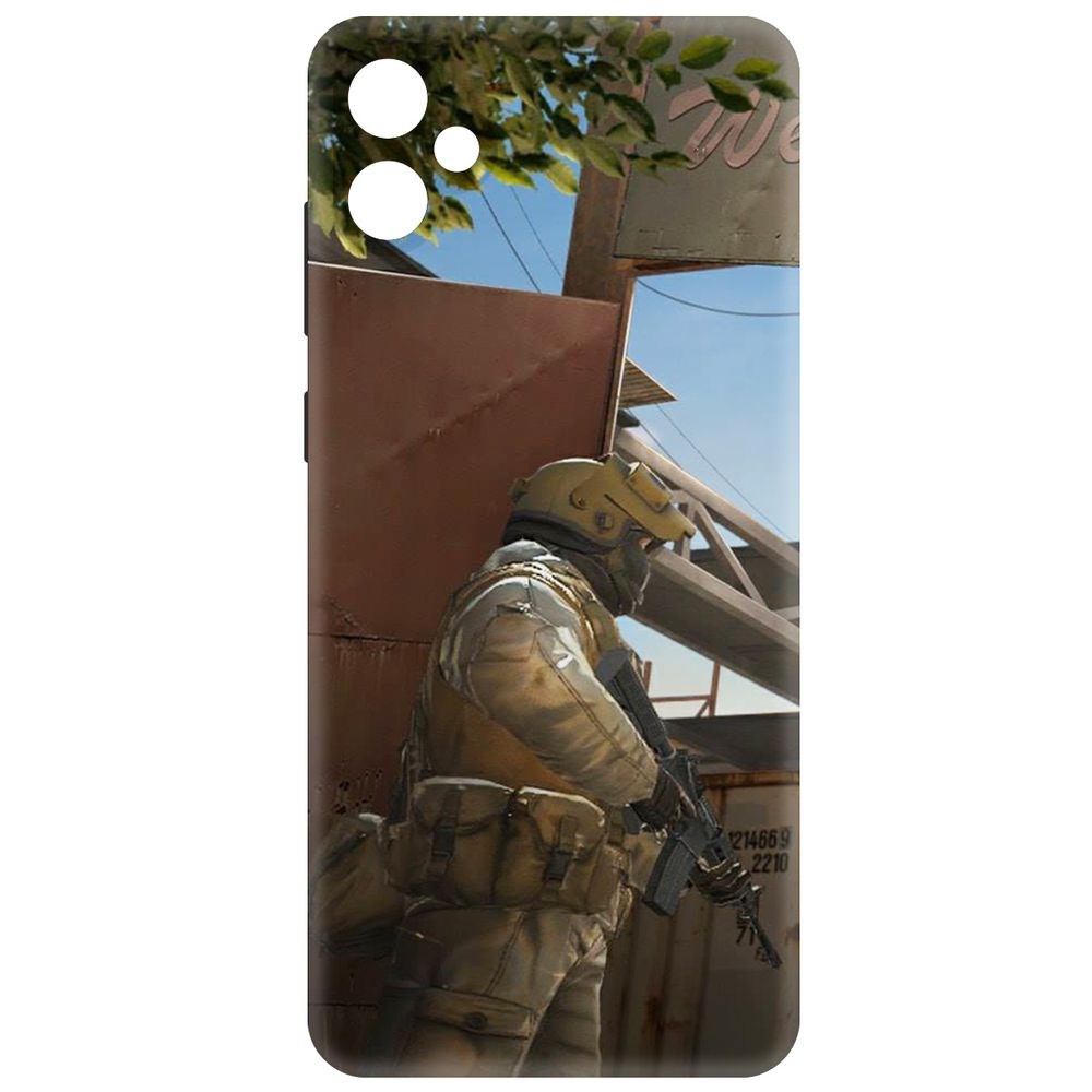 

Чехол-накладка Soft Case Cтандофф 2 (Standoff 2) - Rust для Samsung Galaxy A05 черный