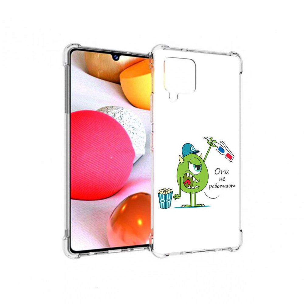 

Чехол MyPads Tocco для Samsung Galaxy A42 Очки не работают (PT226910.539.129), Прозрачный, Tocco