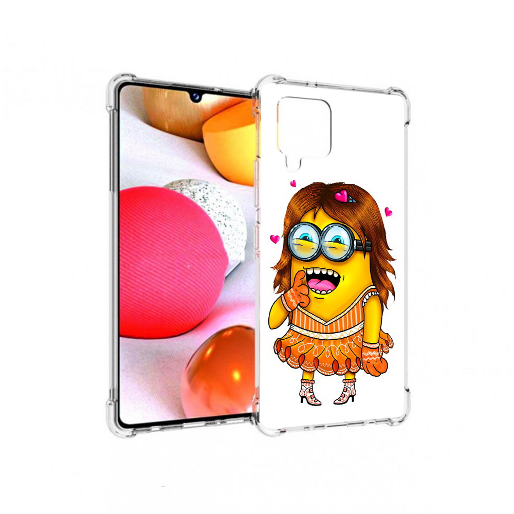 

Чехол MyPads Tocco для Samsung Galaxy A42 Миньон девочка (PT226910.539.116), Прозрачный, Tocco