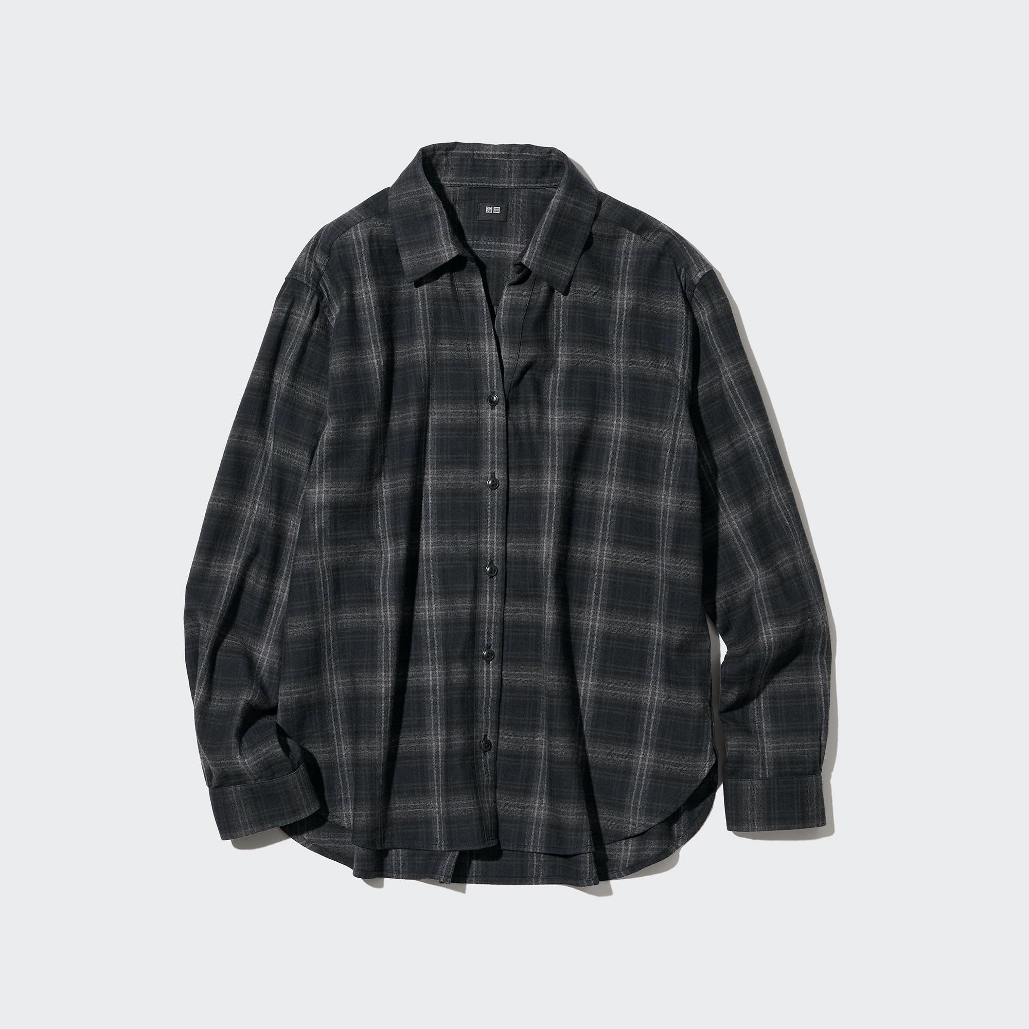 Рубашка женская UNIQLO 453403COL09 черная XL (доставка из-за рубежа)