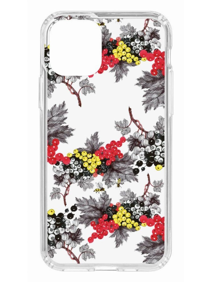 фото Чехол на apple iphone 11 pro kruche print смородина кruче