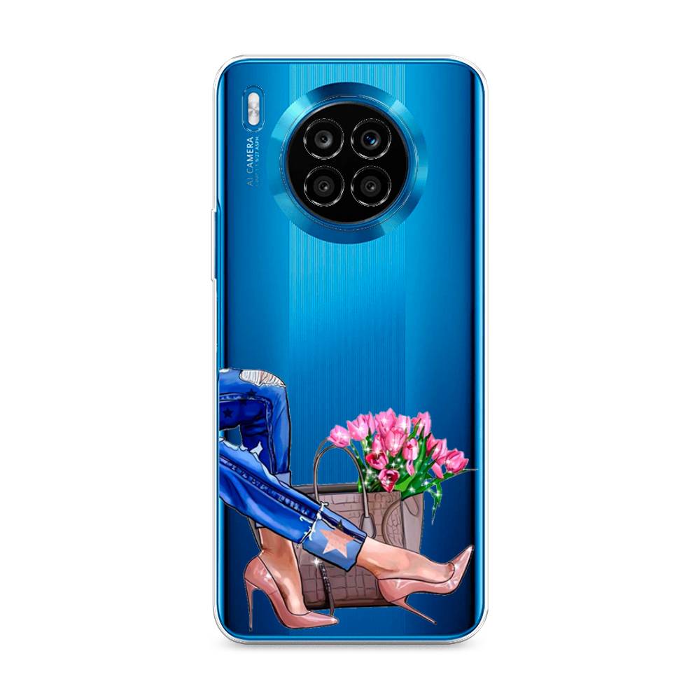 

Чехол Awog на Honor 50 Lite "Каблучки", Голубой;коричневый;розовый, 6106450-7