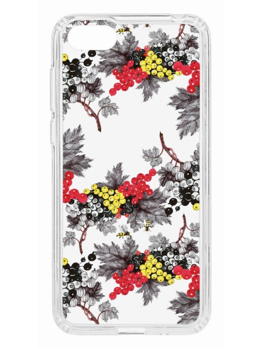 

Чехол на Huawei Honor 7A Kruche Print Смородина