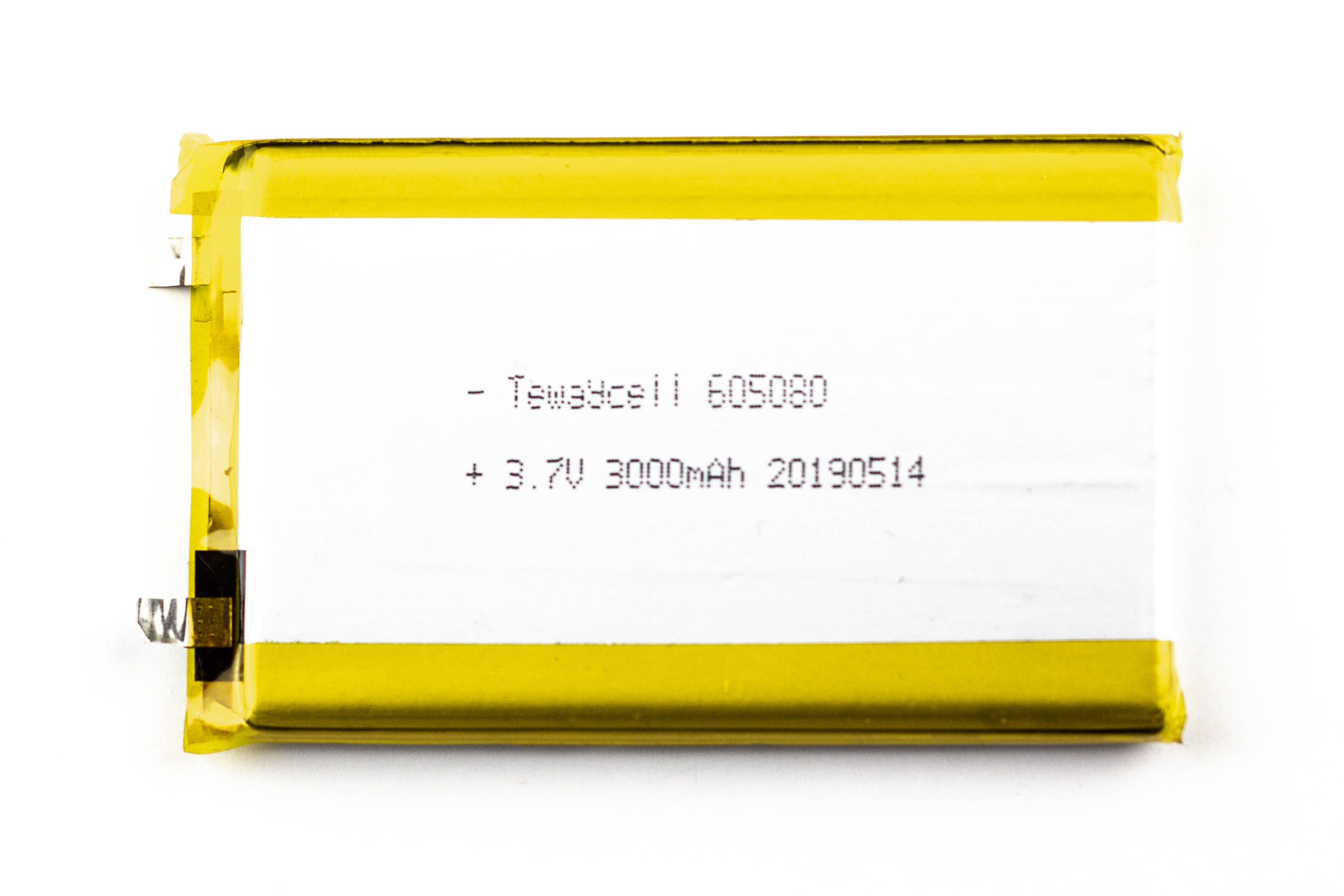 

Аккумулятор универсальный 605080 3.7V 3000mAh Li-Pol 6*50*80 mm